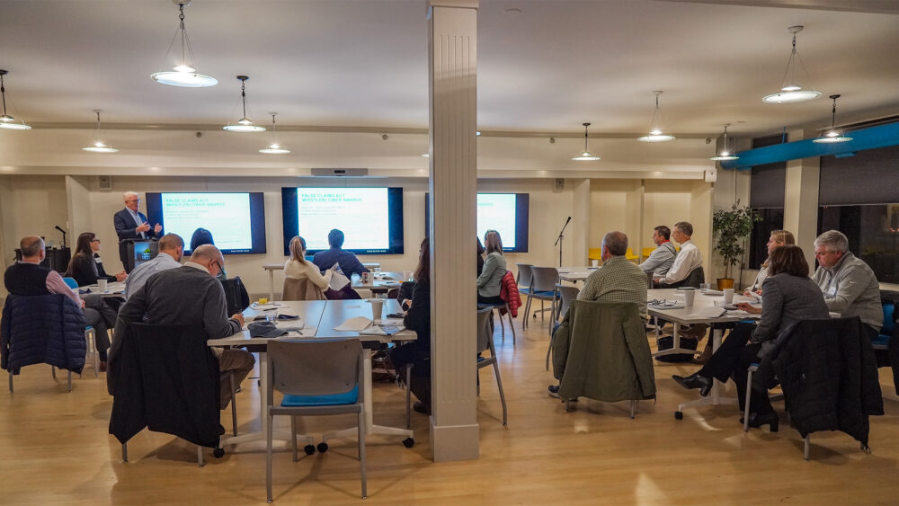 Rutland Regional Medical Center holding a training for doctors in the Streetside Conference Room at The Hub CoWorks in downtown Rutland, Vermont. Rutland's premier coworking, podcasting, and meeting space location.