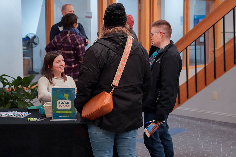 Checking in - November CEDRR Mixer at The Hub CoWorks