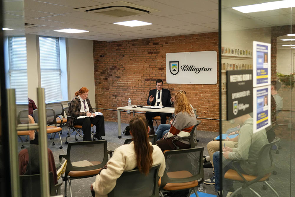 Vermont Deputy Attorney General Robert McDougall at the 2025 Making a Difference & Making a Living Conference at The Hub CoWorks