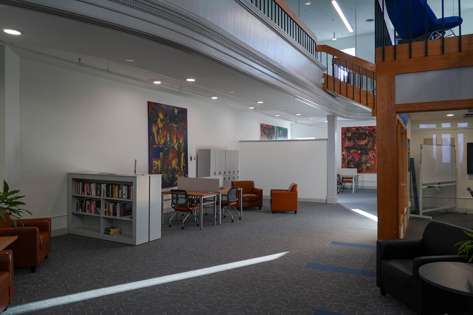 Opera House Lockers and Bookshelves