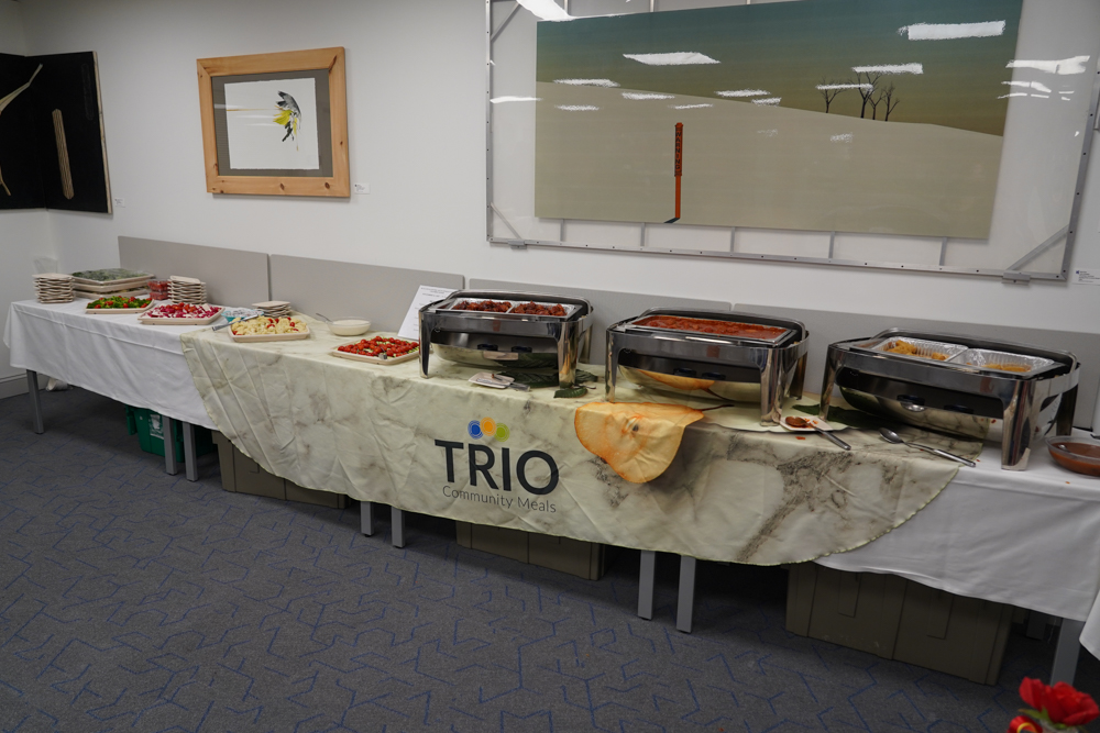 Food from Trio Community Meals - November CEDRR Mixer at The Hub CoWorks