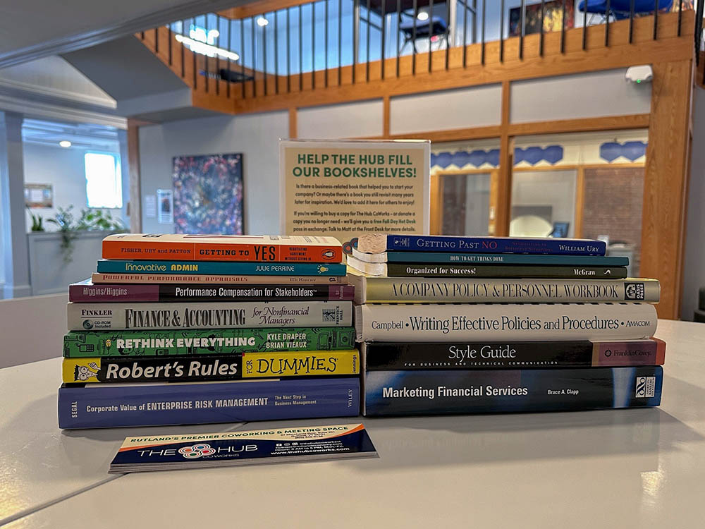 Books Donated by The Bank of Bennington