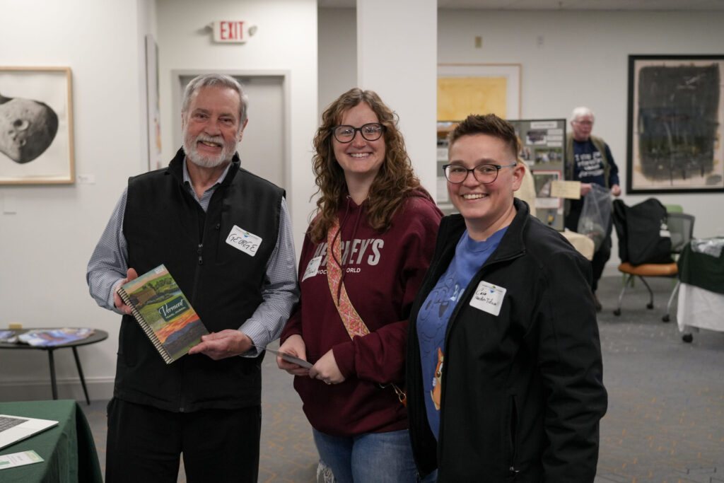 A presenter interacts with attendees at the Real Rutland Community Roundup