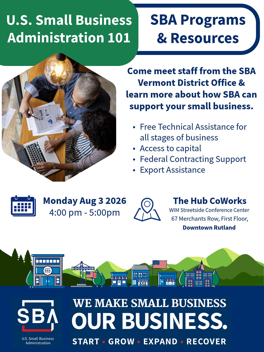 SBA 101 at The Hub CoWorks
